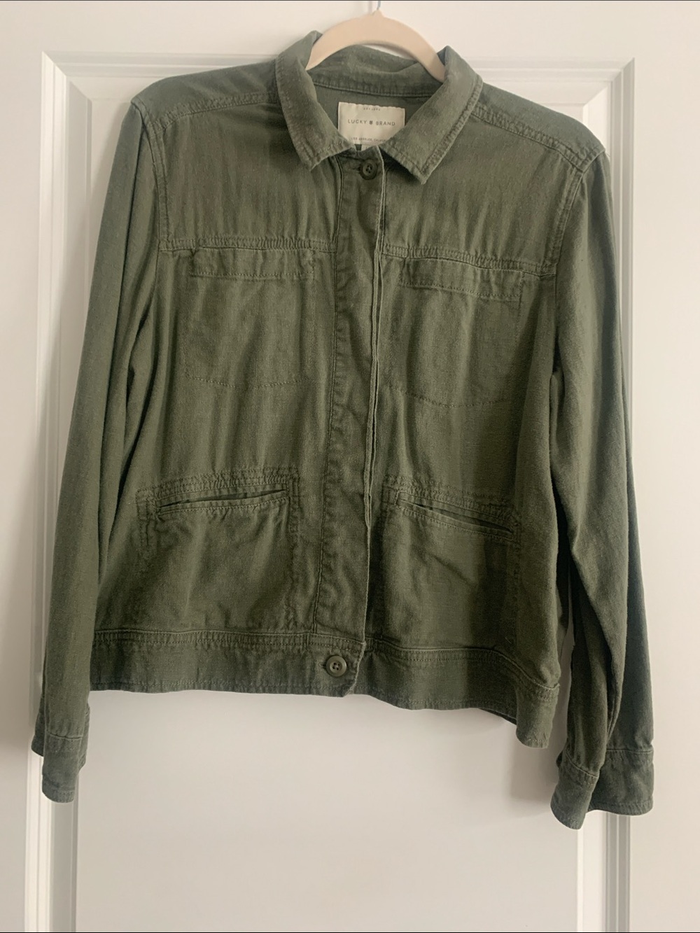 Lucky Brand Olive Green Utility Jacket